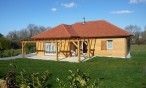 Maison bois de plain pied à Artiguelouve près de Pau (64, Pyrénées Atlantiques)