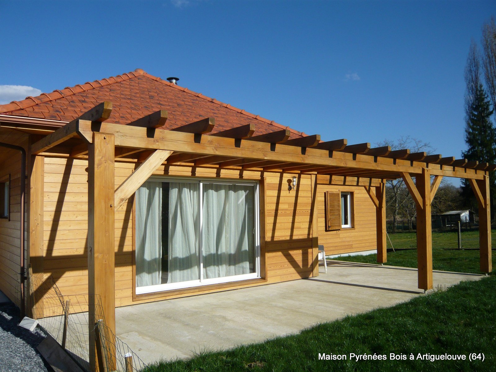 Maison Pyrénées Bois à Artiguelouve, près de Pau (Pyrénées Atlantiques, 64)