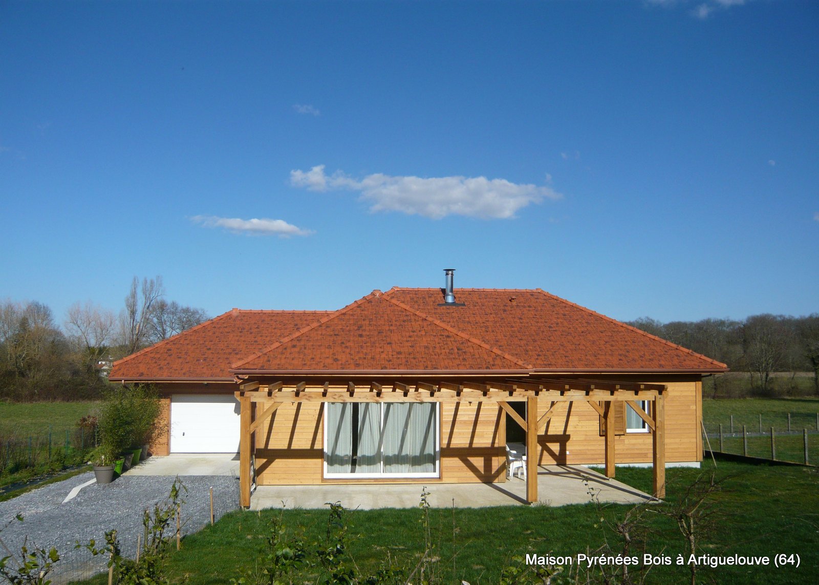 Maison Pyrénées Bois à Artiguelouve, près de Pau (Pyrénées Atlantiques, 64)