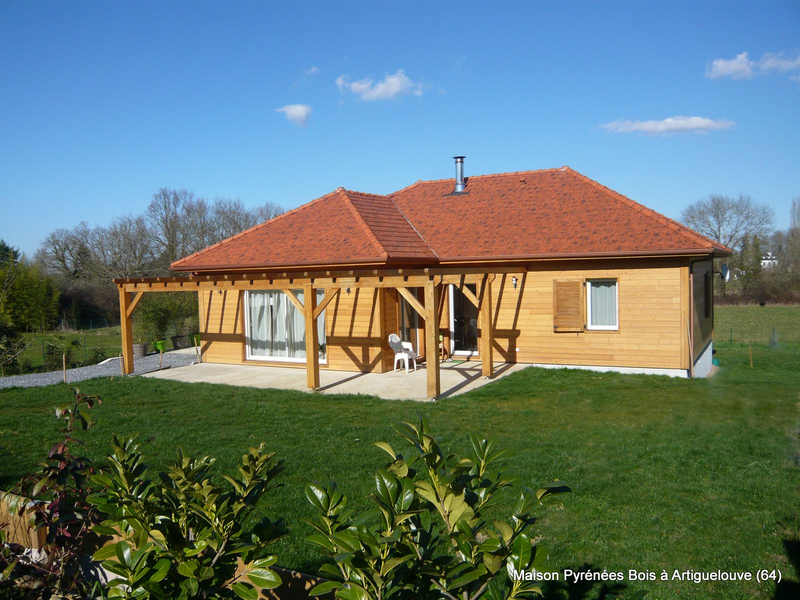 Maison Pyrénées Bois à Artiguelouve, près de Pau (Pyrénées Atlantiques, 64)