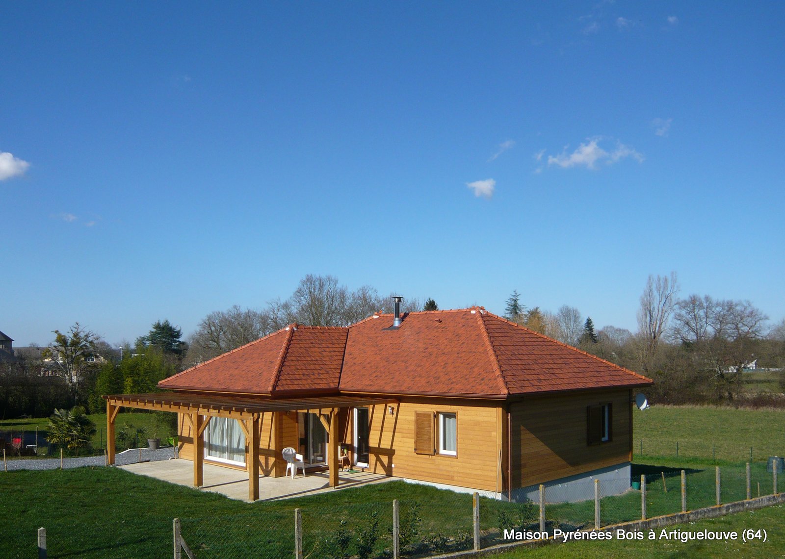 Maison Pyrénées Bois à Artiguelouve, près de Pau (Pyrénées Atlantiques, 64)