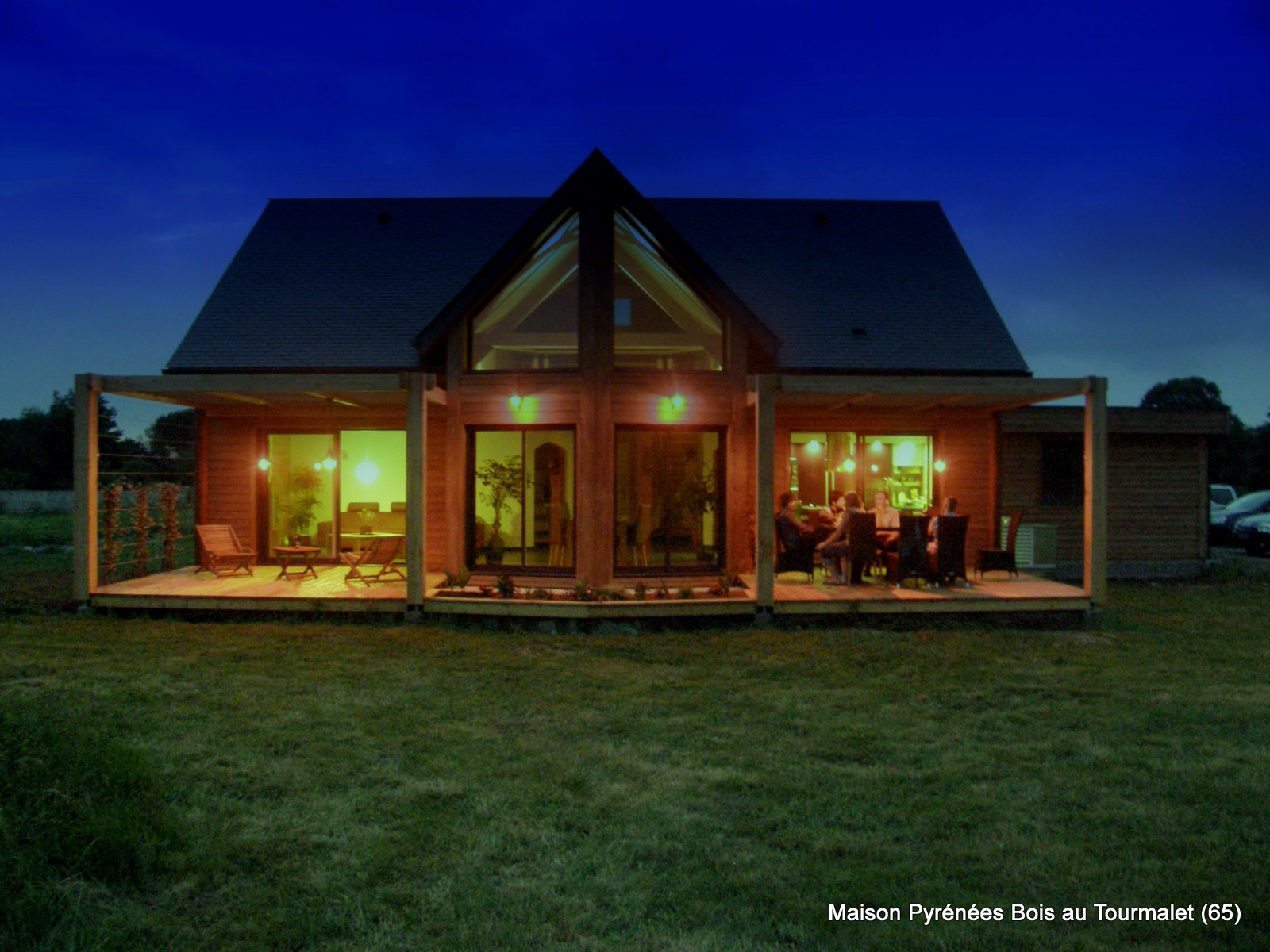 Maison bois au Tourmalet (Hautes Pyrénées, 65)