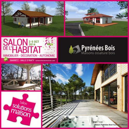 Maisons bois PYRENEES BOIS au salon Solutions Maison Biarritz 2014