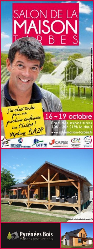 Pyrénées Bois et Stéphane Plaza au Salon de la Maison à Tarbes